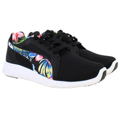 Puma ST Evo Mens Black Floral Running Shoes
