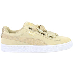 Puma Suede Heart Safari Womens Beige Trainers