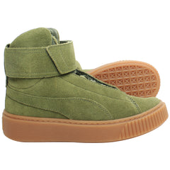 Puma Platform Mid OW Womens Green Trainers