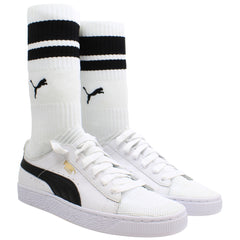 Puma Basket Sock Style Womens White Trainers