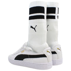 Puma Basket Sock Style Womens White Trainers