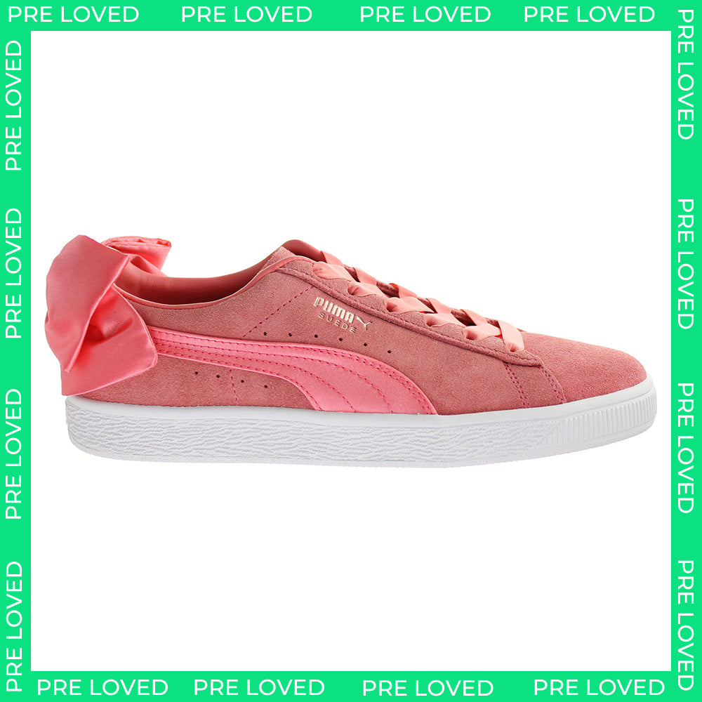 Pink puma bow trainers online