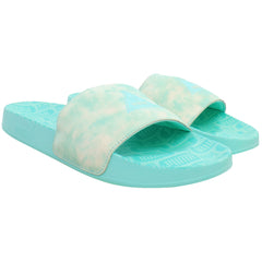 Puma Leadcat Diamond Supply Mens Green Sliders