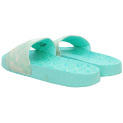 Puma Leadcat Diamond Supply Mens Green Sliders
