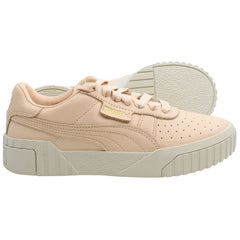 Puma Cali Emboss Womens Tan Trainers