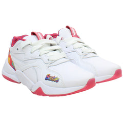 Puma Nova x Barbie Kids White Trainers