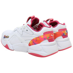 Puma Nova x Barbie Kids White Trainers