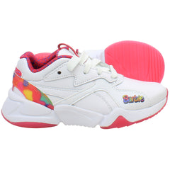 Puma Nova x Barbie Kids White Trainers