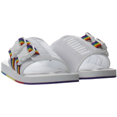 Puma Wilo Lux Mens White Sliders