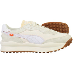 Puma Style Rider x Size Cream Mens Beige Trainers