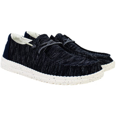 Hey Dude Wendy Sox Womens Navy Trainers