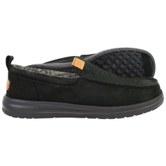 Hey Dude Wally Grip Mens Black Shoes