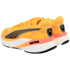 Puma Magnify Nitro 2 Tech Mens Orange Running Shoes