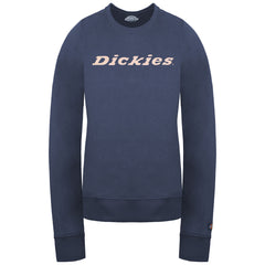 Dickies Wordmark Womens Dark Blue Sweater