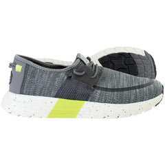 Hey Dude Sirocco Mens Grey Trainers