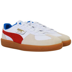 Puma Palermo Mens White/Red Trainers