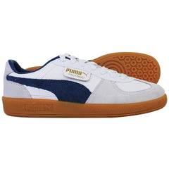 Puma Palermo Mens White/Navy Trainers