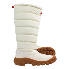 Hunter Interpid Tall Womens White Snow Boots