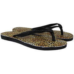 Havaianas Slim Leopard Womens Brown Flip-Flops