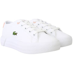 Lacoste Gripshot 0121 1 Kids White Trainers