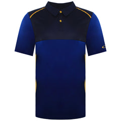 Oakley Logo Mens Blue/Grey Golf Polo Shirt