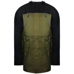 Nike Long Mens Khaki/Black Parka Jacket