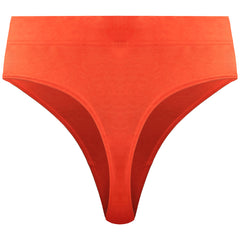 Adidas 2-Pack Womens Orange/Black Wide Side Thong