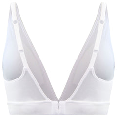 Adidas Unlined Womens White Triangle Bra