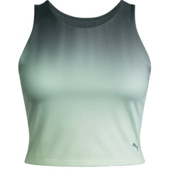Puma Studio Ombre Womens Green Crop Top
