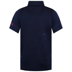 Puma x Cloudspun Love Kids Navy Golf Polo Shirt