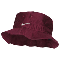 Nike Logo Mens Burgundy Bucket Hat