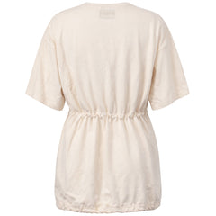 Puma x Rihanna Fenty Drawstring Graphic Womens Beige T-Shirt