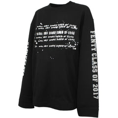 Puma x Rihanna Fenty Graphic Womens Black Top