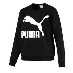 Puma Classic Logo Womens Black Sweater