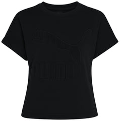 Puma Downtown Structured Womens Black T-Shirt