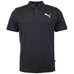 Puma Essential Pique Mens Black Polo Shirt