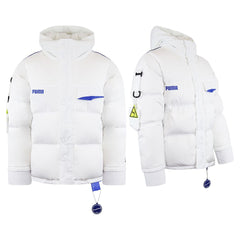 Puma x Ader Error Mens White Down Puffer Coat