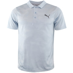 Puma Performance Fit Mens Light Blue Polo Shirt