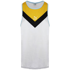 Puma Iconic MCS Mens White Vest