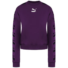 Puma Trend AOP Womens Purple Sweater