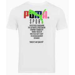 Puma Graphic Mens White T-Shirt