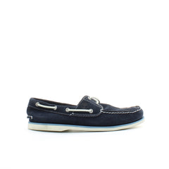 Timberland Classic 2 Eye Mens Navy Boat Shoes