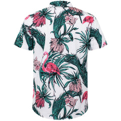Puma x Palm Tree Crew Print Mens Green/White Golf Shirt
