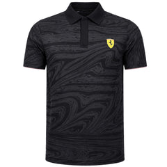 Puma x Scuderia Ferrari Race Mens Black Polo Shirt