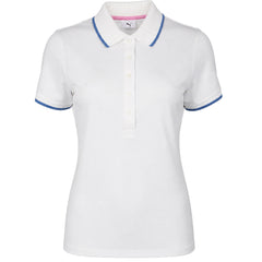 Puma x Arnold Palmer Pique Womens White Golf Polo Shirt