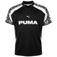 Puma Relaxed Mens Black Football Jersey