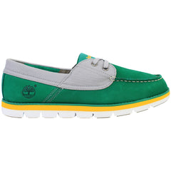 Timberland Harborside 2 Eye Mens Green Boat Shoes