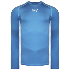 Puma Logo Mens Light Blue Top