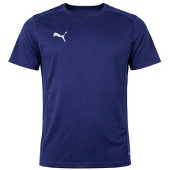 Puma TeamFinal Casual Mens Navy T-Shirt