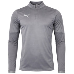 Puma teamFinal 1/4 Zip Mens Grey Training Top